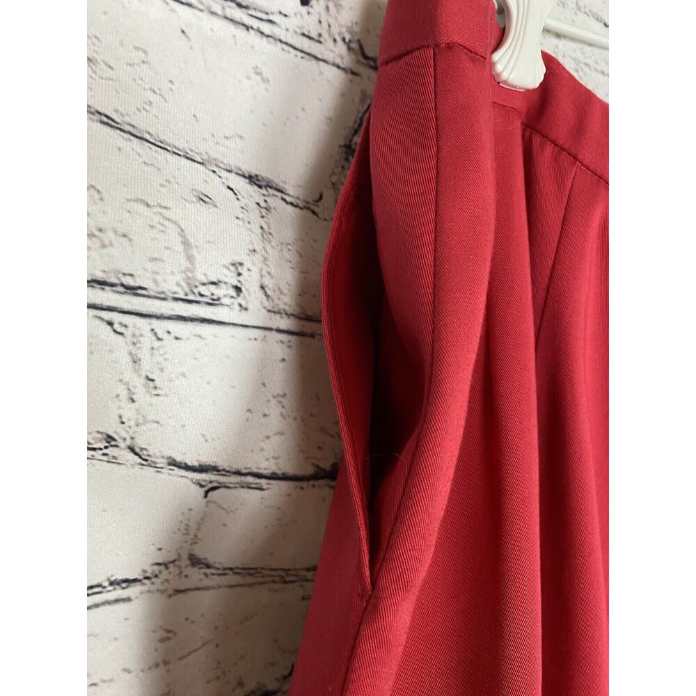 Vtg Pendleton Women's Size 14 Red Suit Long‎ Sleeve Blazer Jacket & Skirt - Picture 7 of 16